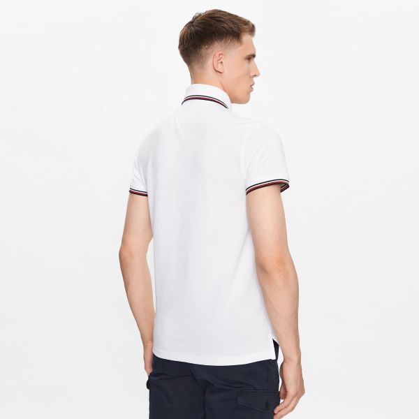 Tommy Hilfiger 1985 RWB Tipped Polo Wit