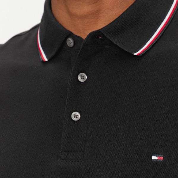 Tommy Hilfiger 1985 RWB Tipped Polo Zwart