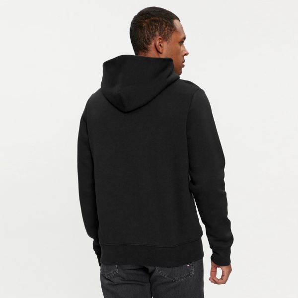 Tommy Hilfiger Arched Varsity Hoodie Zwart