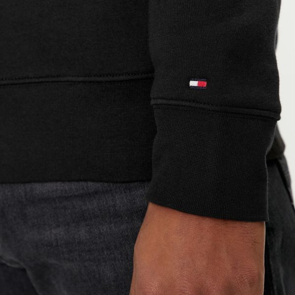 Tommy Hilfiger Arched Varsity Hoodie Zwart