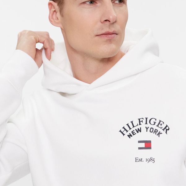 Tommy Hilfiger Arched Varsity Hoodie Wit