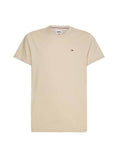 tommy hilfiger basic t-shirt zand