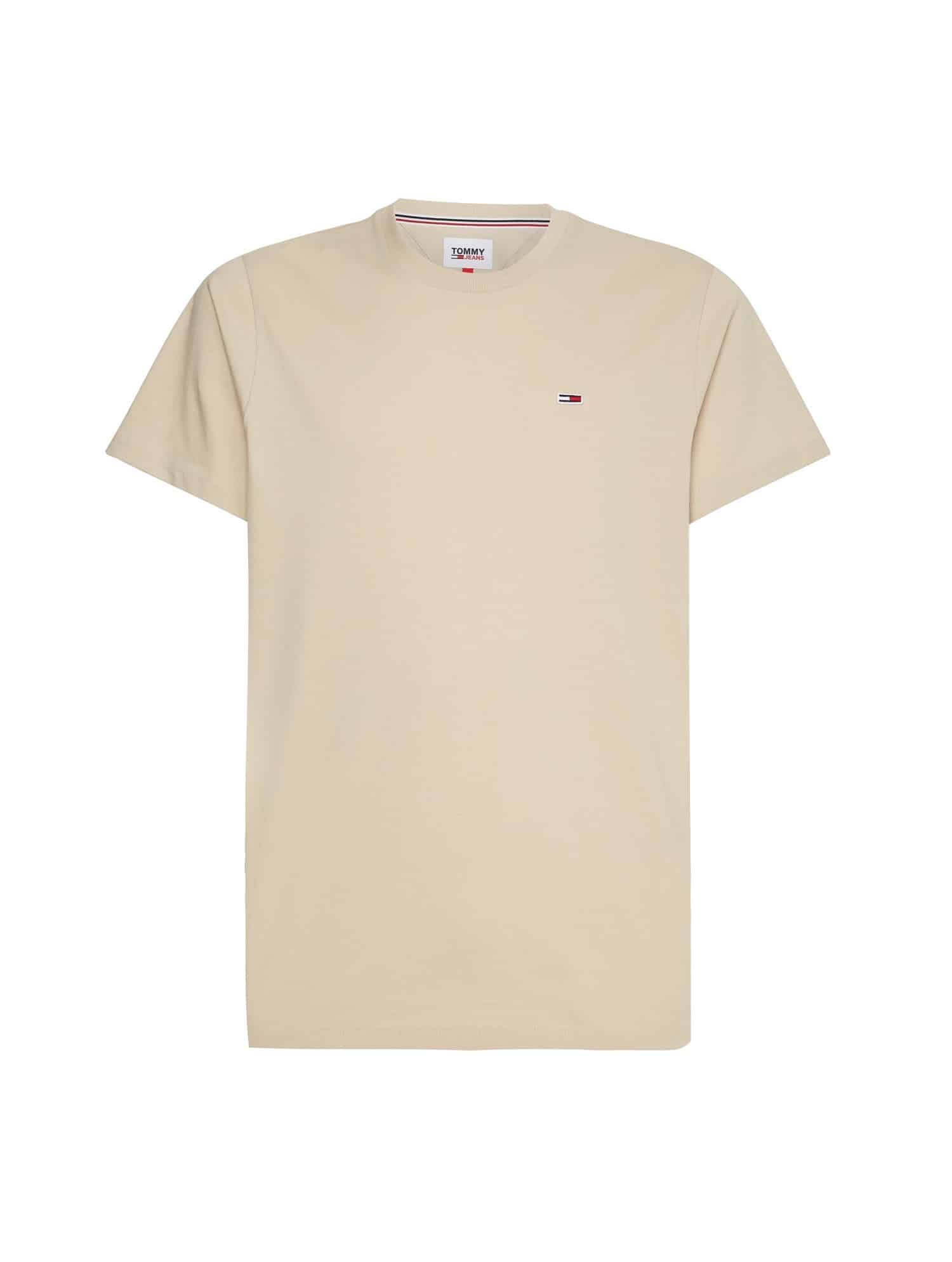 tommy hilfiger basic t-shirt zand