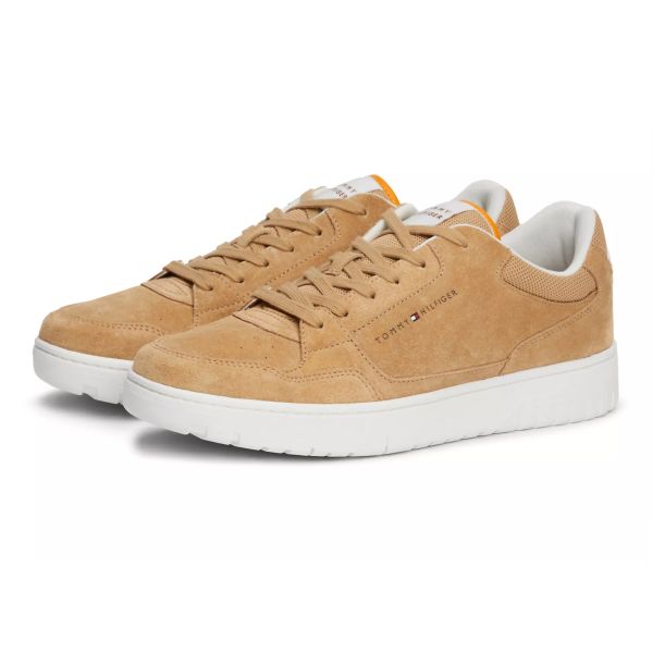Tommy Hilfiger Basket Core Suede Sneaker Beige