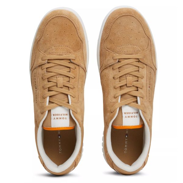 Tommy Hilfiger Basket Core Suede Sneaker Beige