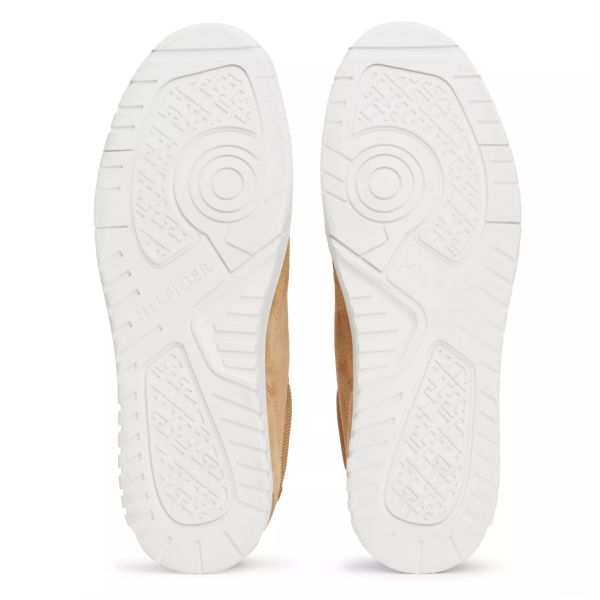 Tommy Hilfiger Basket Core Suede Sneaker Beige