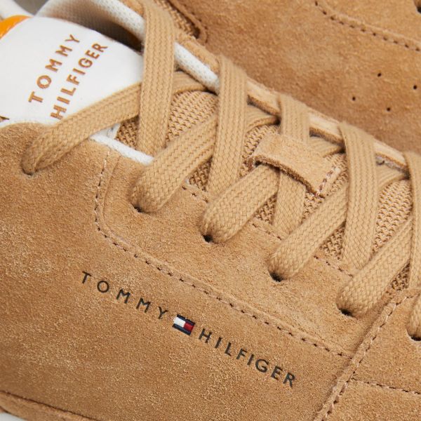 Tommy Hilfiger Basket Core Suede Sneaker Beige
