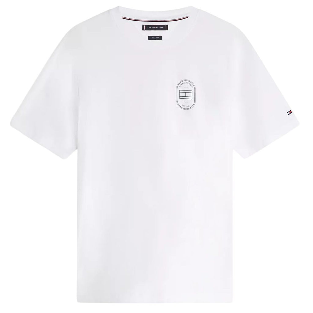 Tommy Hilfiger Brand Love Roundle T-shirt Wit