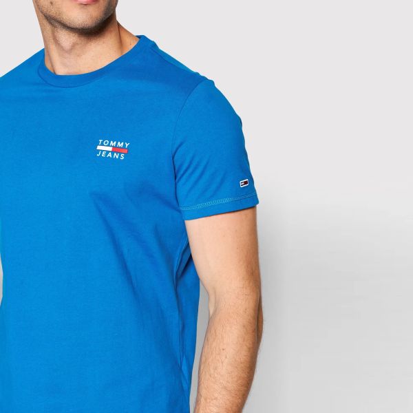 Tommy Hilfiger Chest Logo T-shirt Blauw