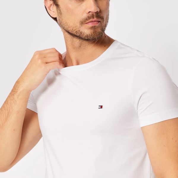Tommy Hilfiger Core Stretch Slim T-shirt Wit