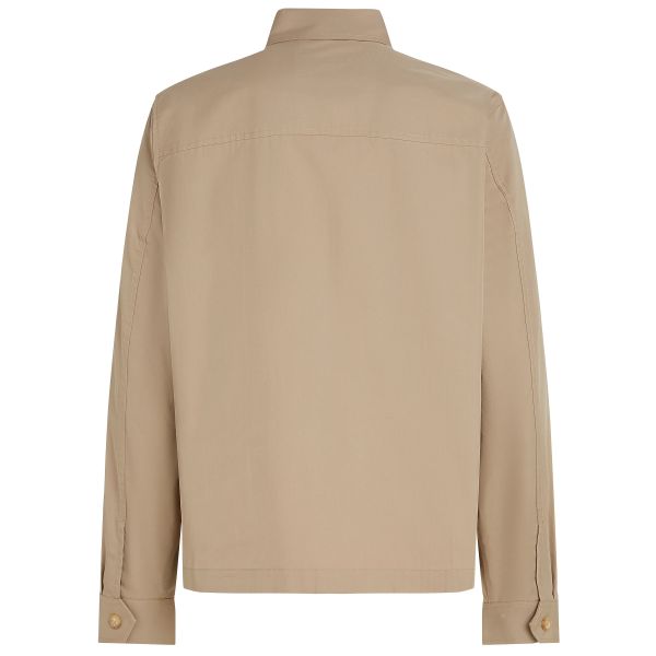 Tommy Hilfiger Cotton Nylon Overshirt Beige