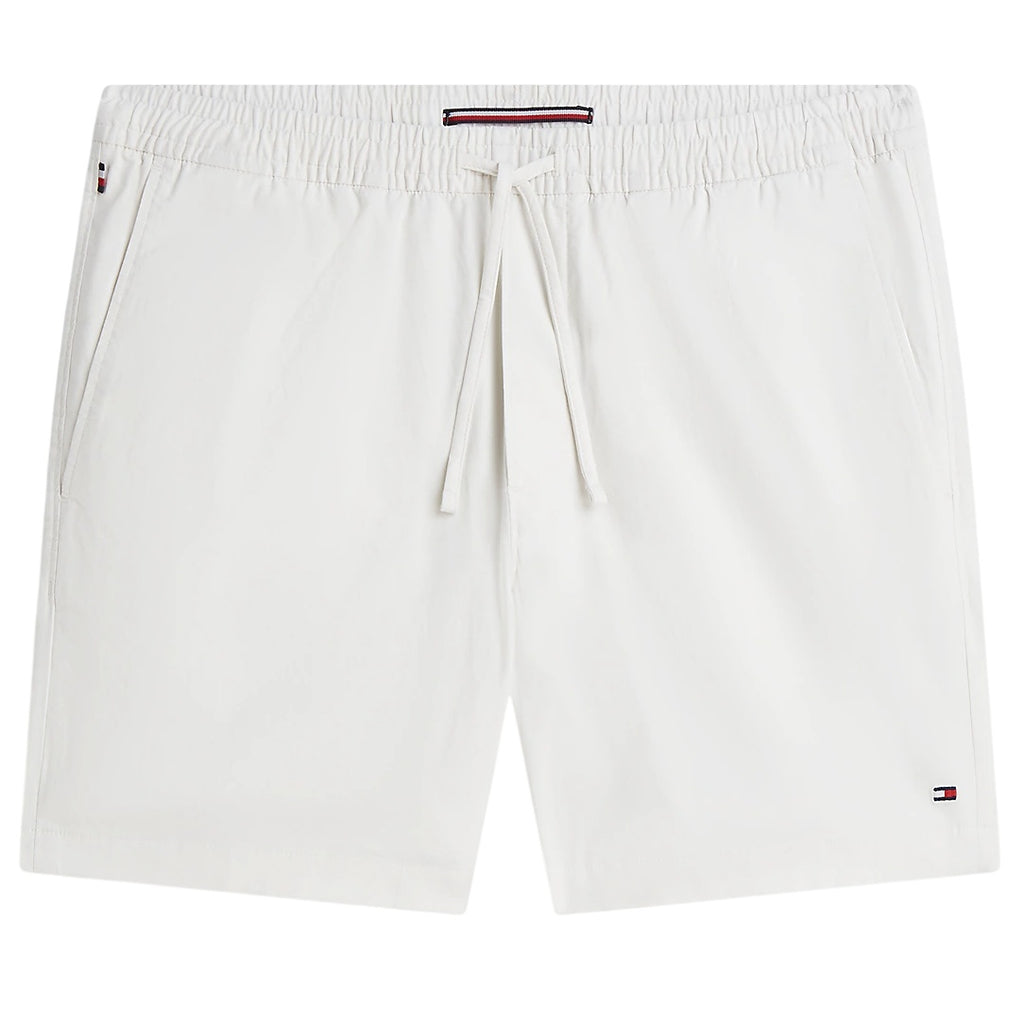 Tommy Hilfiger Dover Poplin Korte Broek Off White