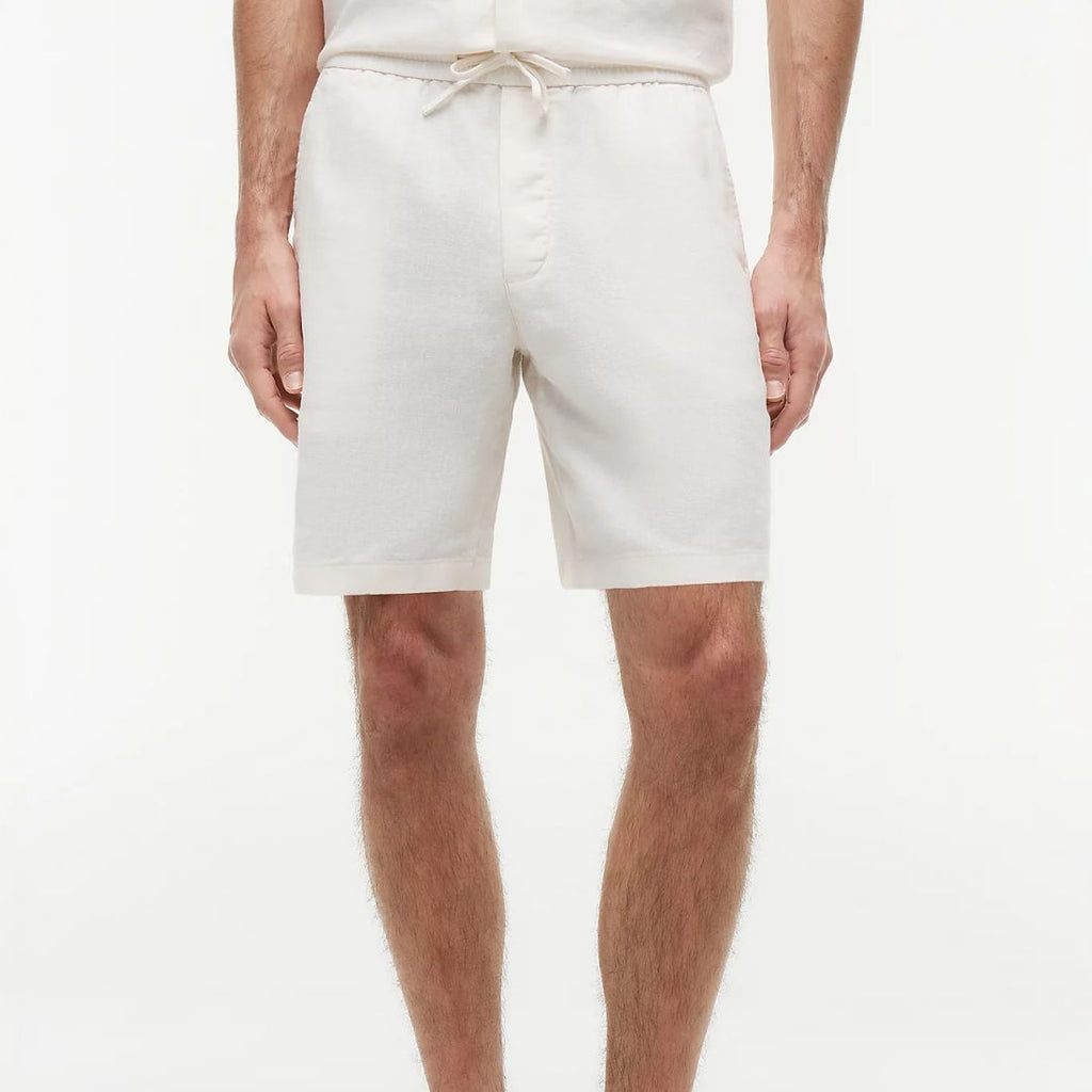 Tommy Hilfiger Dover Sorona Linen Korte Broek Off White