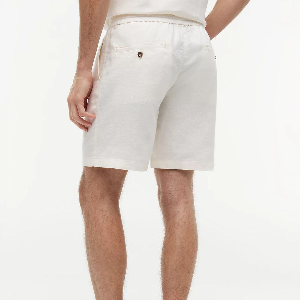 Tommy Hilfiger Dover Sorona Linen Korte Broek Off White