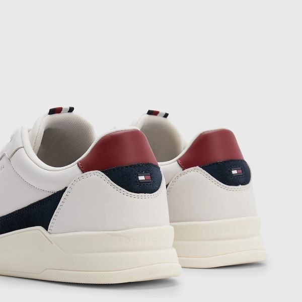 Tommy Hilfiger Elevated Cupsole Sneaker Off White