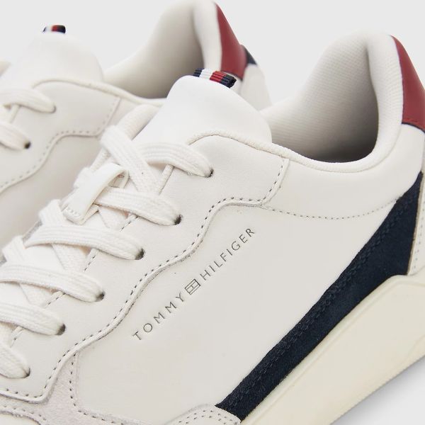 Tommy Hilfiger Elevated Cupsole Sneaker Off White