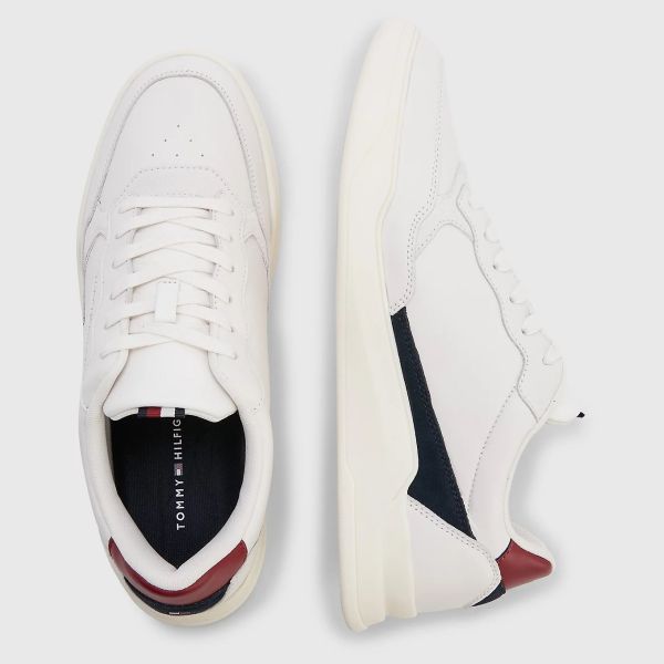 Tommy Hilfiger Elevated Cupsole Sneaker Off White
