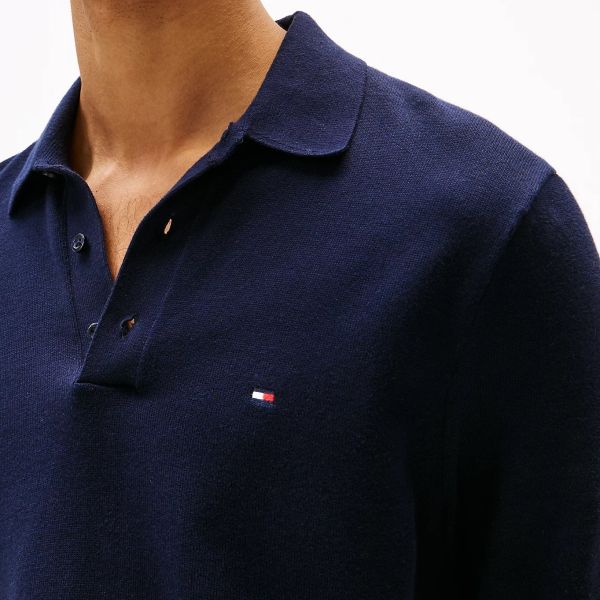 Tommy Hilfiger Essential Cotton Knit Polo Navy