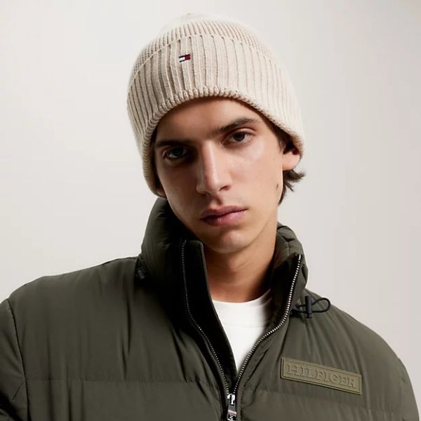 Tommy Hilfiger Essential Flag Muts Beige