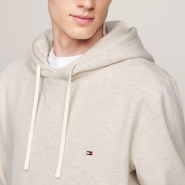 Tommy Hilfiger Essential Fleece Hoodie Off White
