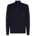 Tommy Hilfiger Essential Fleece Quarter Zip Sweater Navy