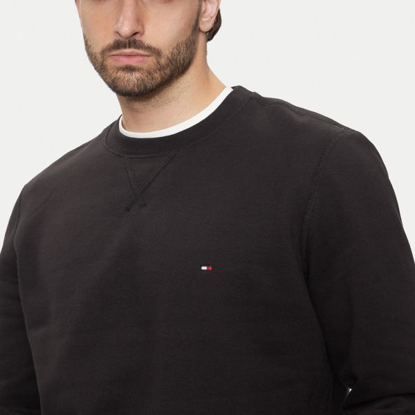 Tommy Hilfiger Essential Fleece Sweater Zwart