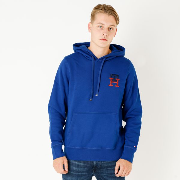 Tommy Hilfiger Essential Monogram Hoodie Blauw