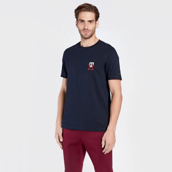 Tommy Hilfiger Essential Monogram T-shirt Navy