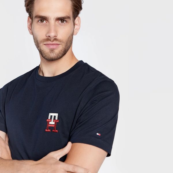 Tommy Hilfiger Essential Monogram T-shirt Navy