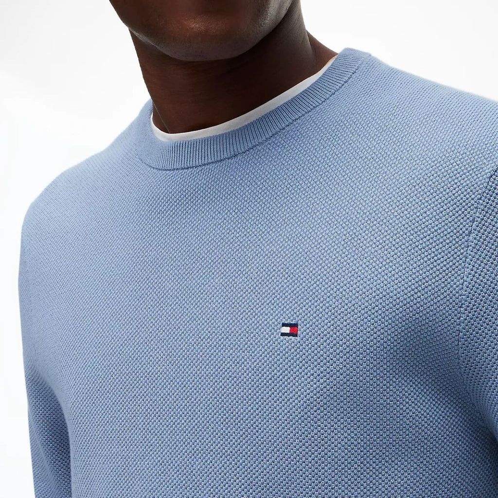 Tommy Hilfiger Essential Structure Sweater Blauw