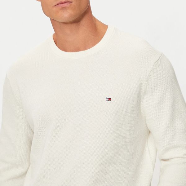 Tommy Hilfiger Essential Structure Sweater Off White