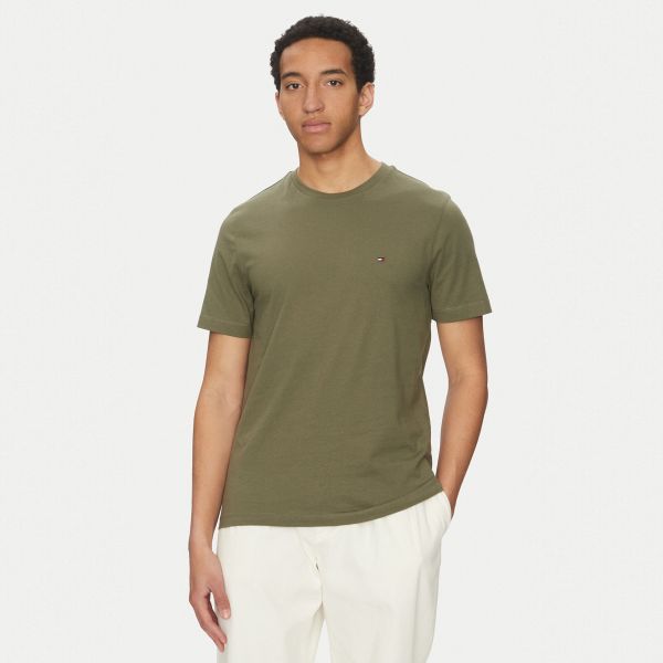 Tommy Hilfiger Essential T-shirt Donker Groen