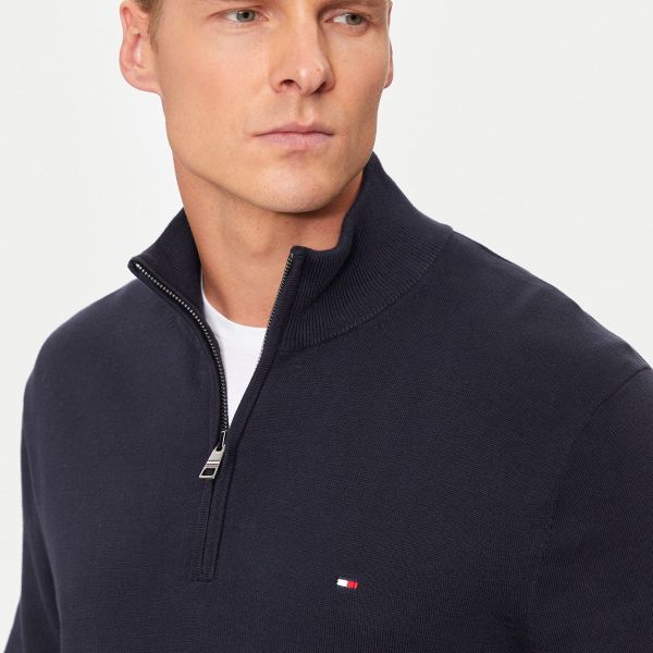 Tommy Hilfiger Essential Zip Sweater Navy