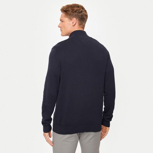 Tommy Hilfiger Essential Zip Sweater Navy