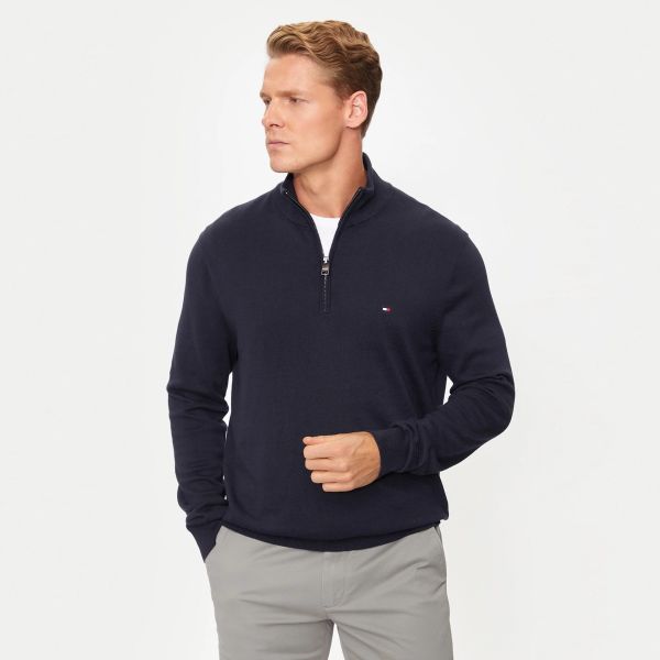 Tommy Hilfiger Essential Zip Sweater Navy
