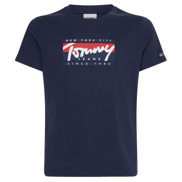 Tommy Hilfiger Essentials Script T-shirt Navy