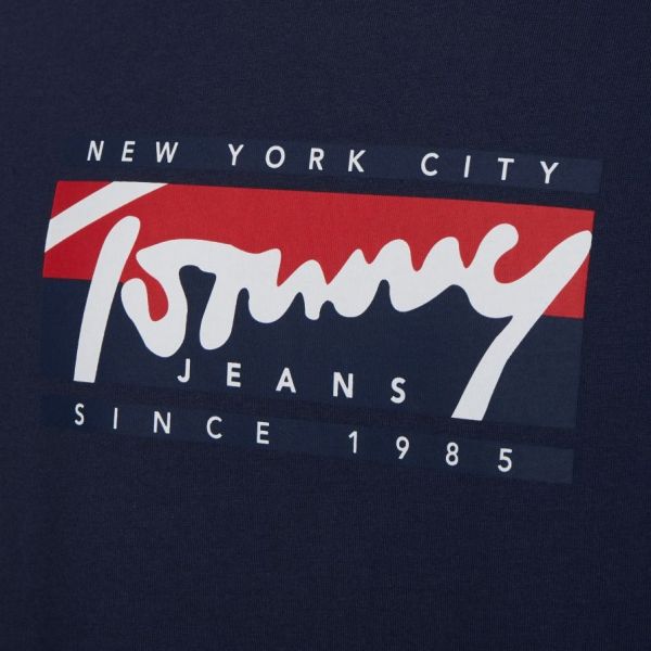 Tommy Hilfiger Essentials Script T-shirt Navy