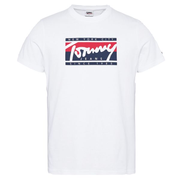 Tommy Hilfiger Essentials Script T-shirt Wit