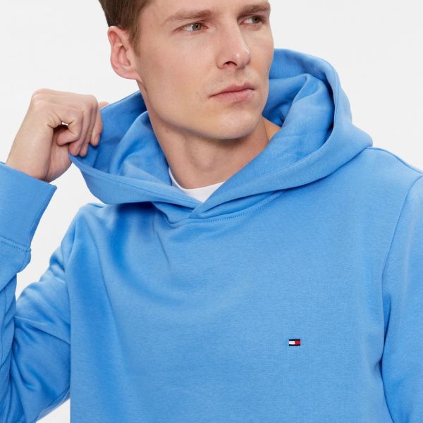 Tommy Hilfiger Flag Logo Hoodie Blauw