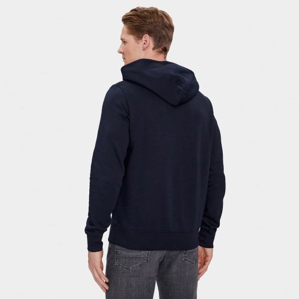 Tommy Hilfiger Flag Logo Hoodie Navy