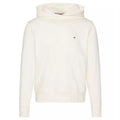 Tommy Hilfiger Flag Logo Hoodie Off White