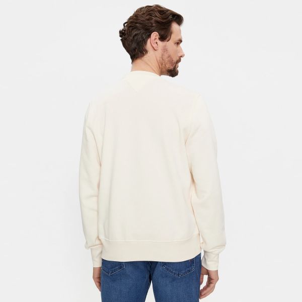 Tommy Hilfiger Flag Logo Sweater Off White