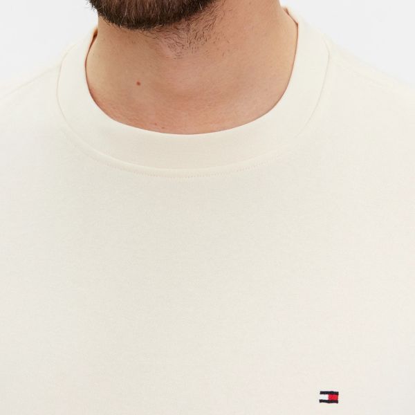Tommy Hilfiger Flag Logo Sweater Off White