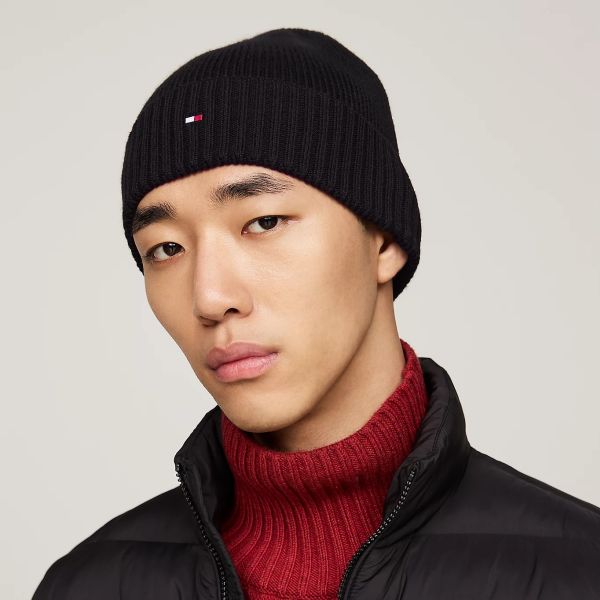 Tommy Hilfiger Flag Muts Zwart