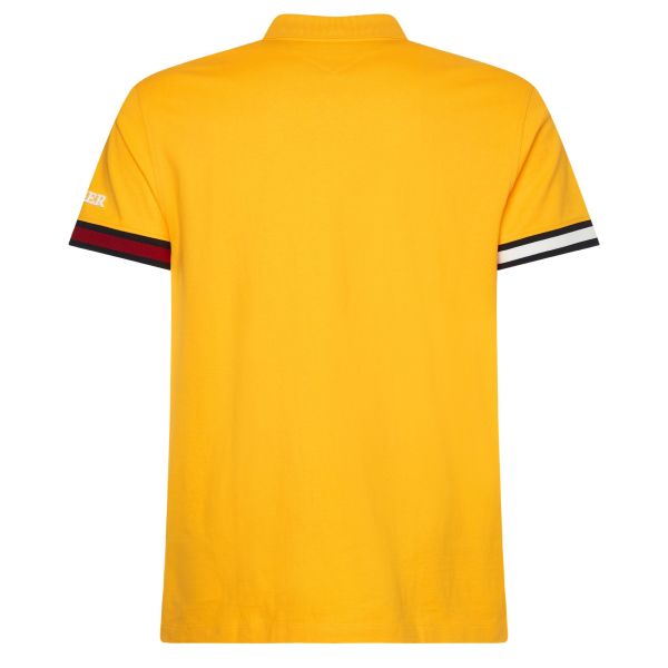 Tommy Hilfiger Flag Sleeve Polo Geel