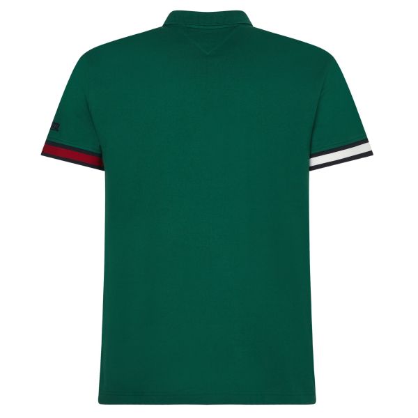 Tommy Hilfiger Flag Sleeve Polo Groen
