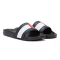 Tommy Hilfiger Flag Slippers Zwart