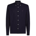 Tommy Hilfiger Flex Brushed Easy Overhemd Navy