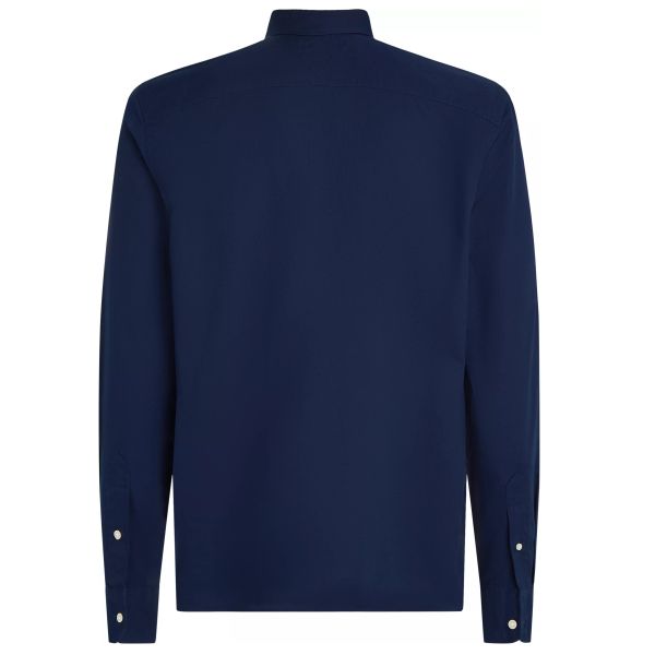Tommy Hilfiger Flex Dobby Overhemd Navy