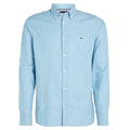 Tommy Hilfiger Flex Dobby Overhemd Blauw